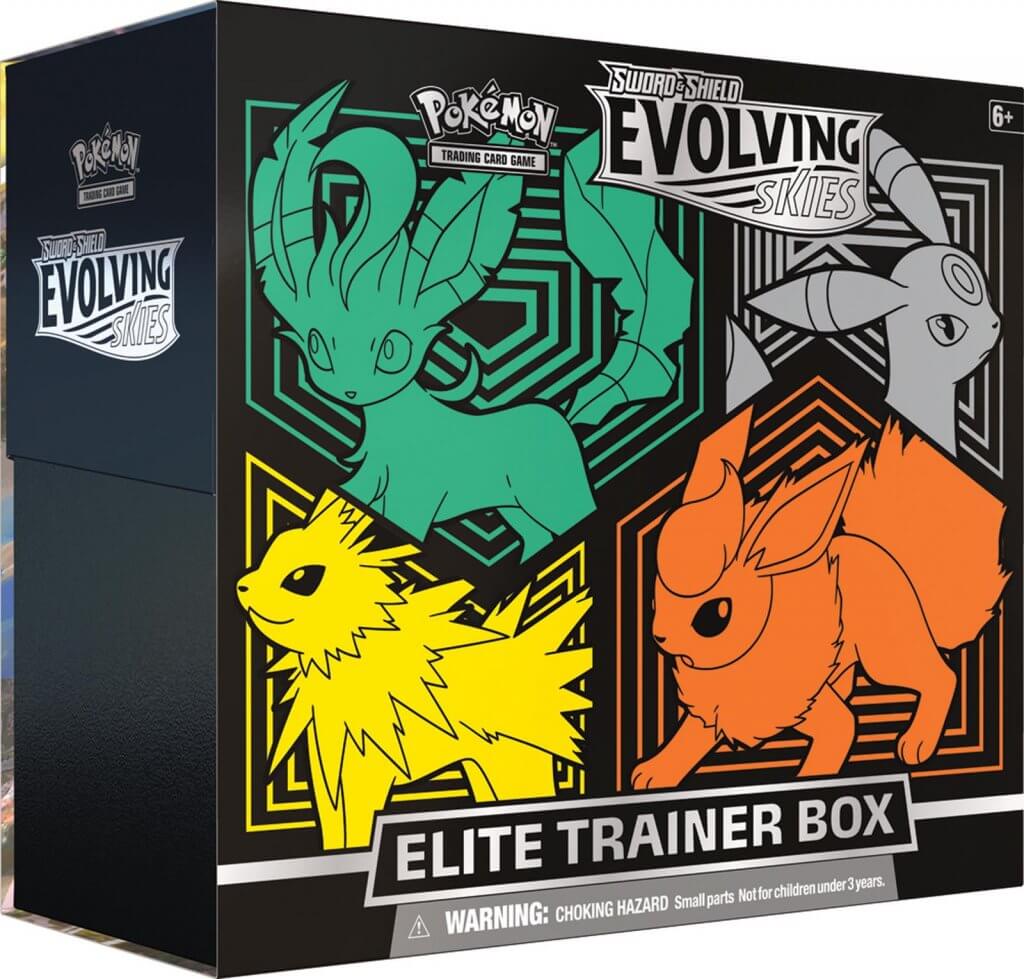 Pokemon TCG Evolving Skies Elite Trainer Box - Card Croc