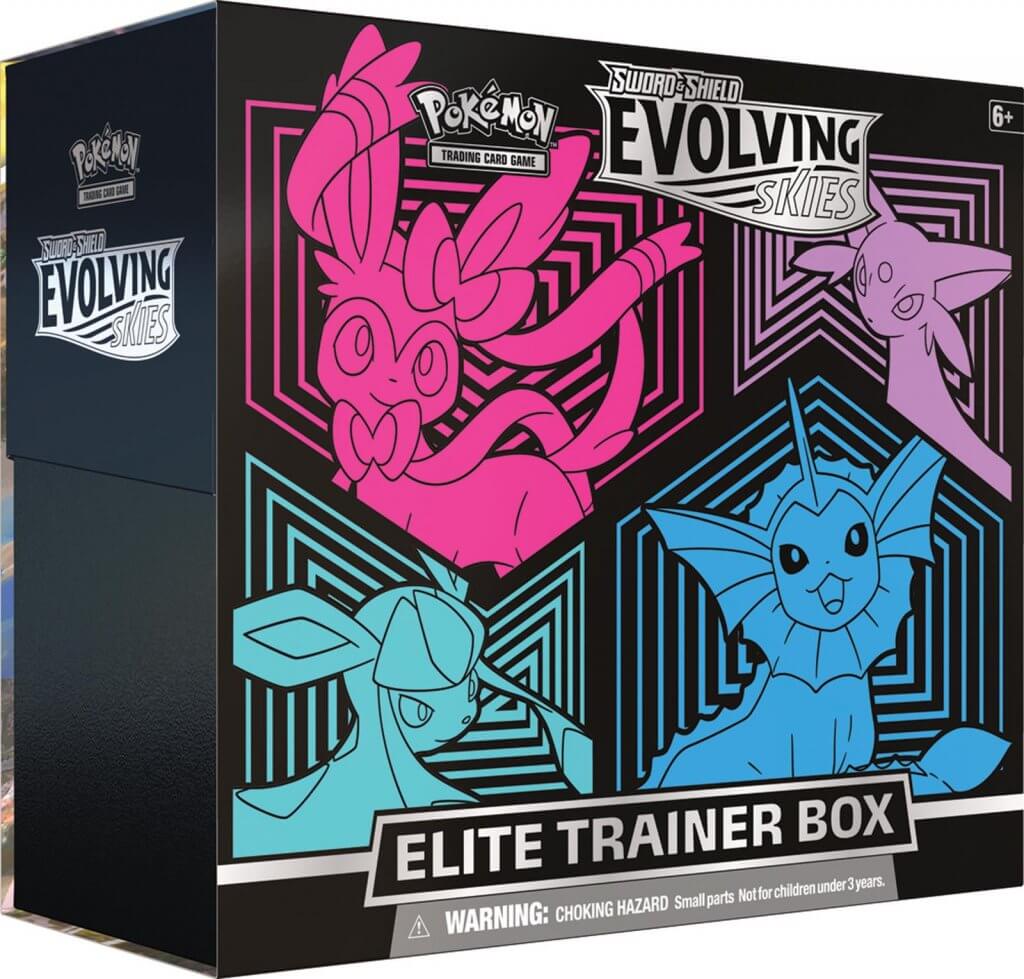 Pokemon TCG Evolving Skies Elite Trainer Box - Card Croc
