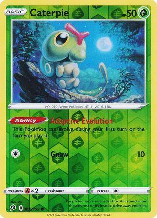 (001/192) Caterpie Common Reverse Holo - Rebel Clash - Card Croc