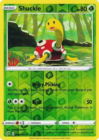 (005/192) Shuckle Uncommon Reverse Holo - Rebel Clash - Card Croc