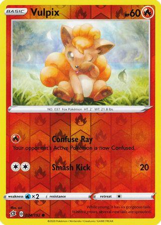 (024/192) Vulpix Common Reverse Holo - Rebel Clash - Card Croc