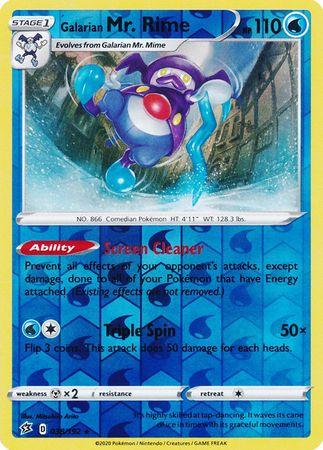 (038/192) Galarian Mr. Rime Rare Reverse Holo - Rebel Clash - Card Croc