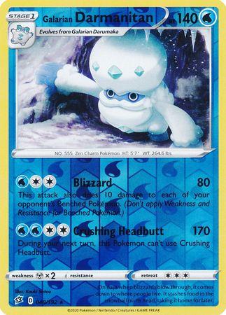 (048/192) Galarian Darmanitan Rare Reverse Holo - Rebel Clash - Card Croc