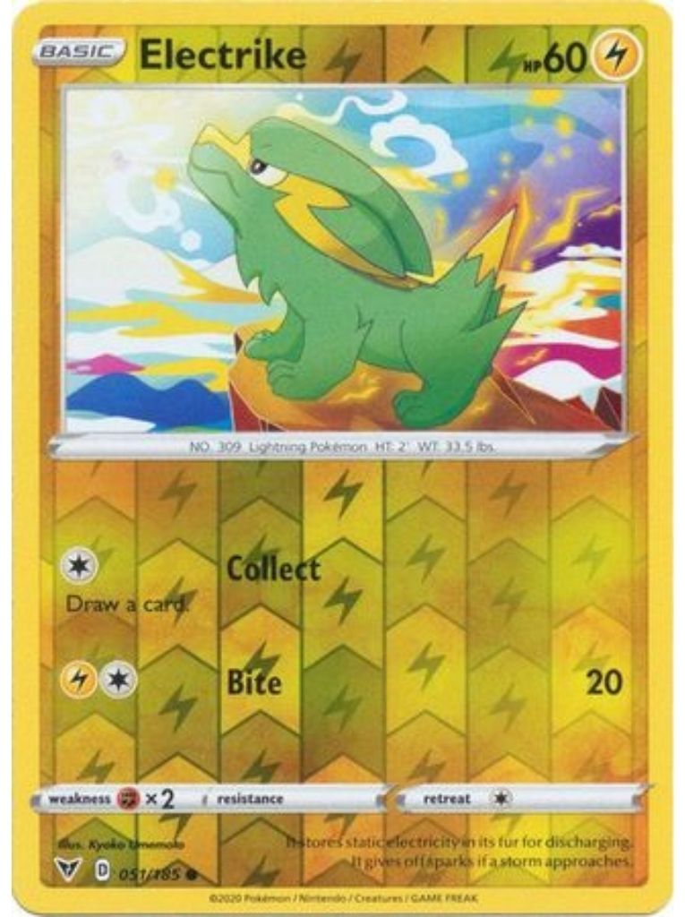 (051/185) Electrike Common Reverse Holo - Vivid Voltage - Card Croc