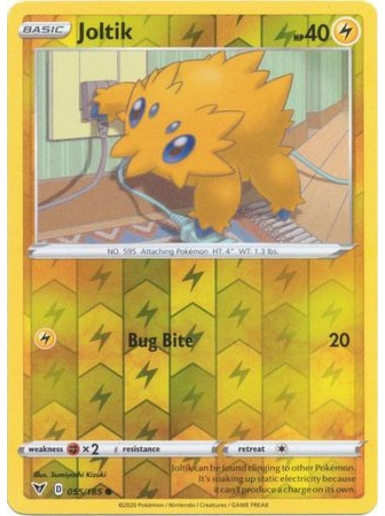 (055/185) Joltik Common Reverse Holo - Vivid Voltage - Card Croc