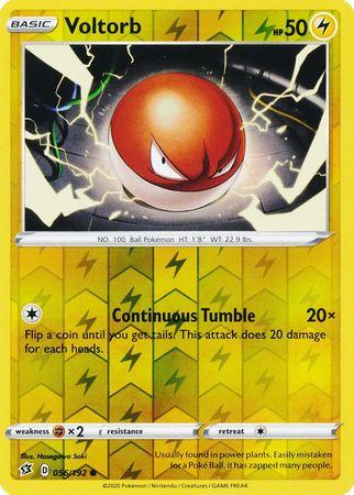 (056/192) Voltorb Common Reverse Holo - Rebel Clash - Card Croc