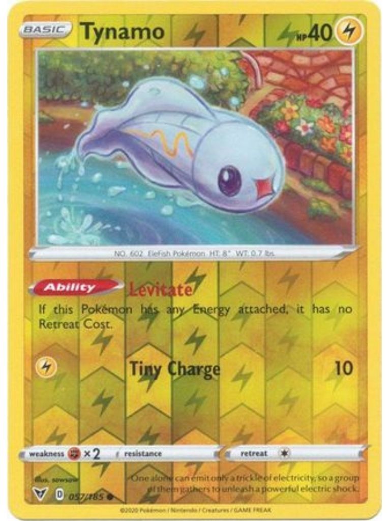 (057/185) Tynamo Common Reverse Holo - Vivid Voltage - Card Croc