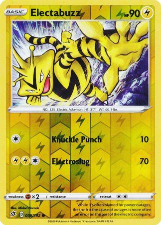 (058/192) Electabuzz Common Reverse Holo - Rebel Clash - Card Croc