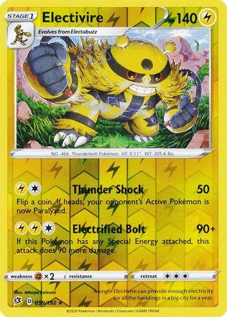 (059/192) Electivire Rare Reverse Holo - Rebel Clash - Card Croc