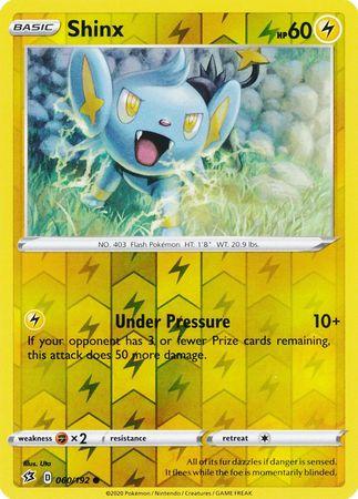 (060/192) Shinx Common Reverse Holo - Rebel Clash - Card Croc