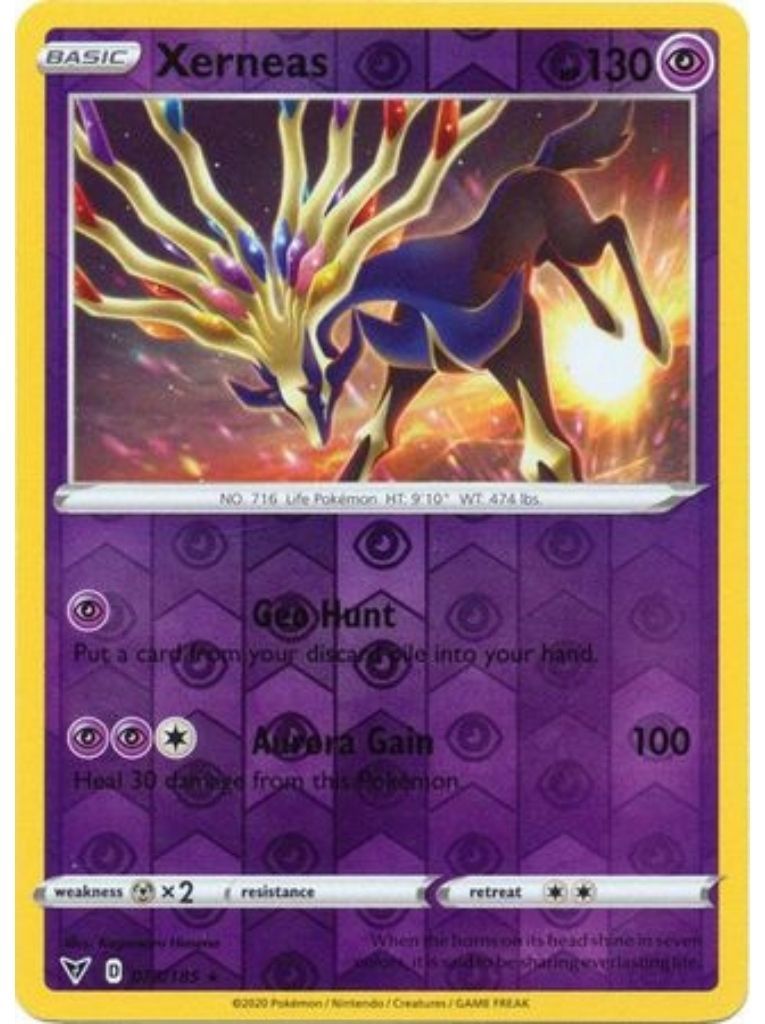 (078/185) Xerneas Holo Rare Reverse Holo - Vivid Voltage - Card Croc