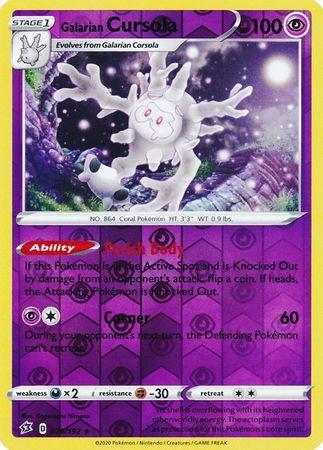 (079/192) Galarian Cursola Rare Reverse Holo - Rebel Clash - Card Croc