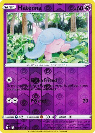 (083/192) Hatenna Common Reverse Holo - Rebel Clash - Card Croc