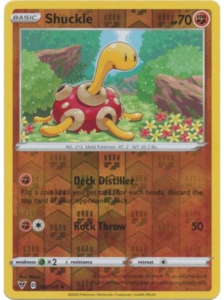 (085/185) Shuckle Uncommon Reverse Holo - Vivid Voltage - Card Croc