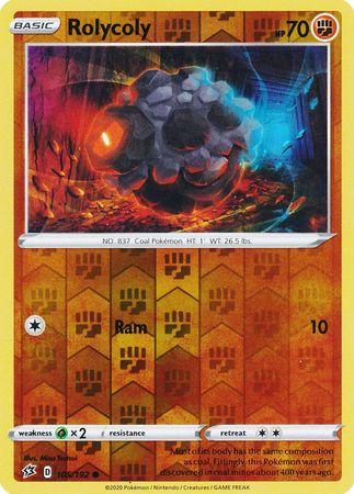 (105/192) Rolycoly Common Reverse Holo - Rebel Clash - Card Croc