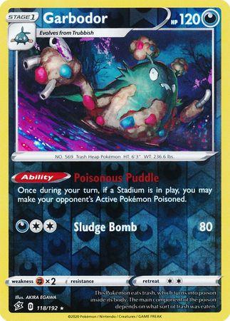 (118/192) Garbodor Rare Reverse Holo - Rebel Clash - Card Croc