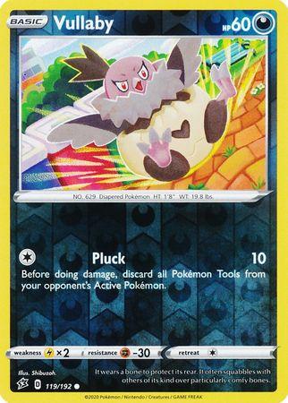 (119/192) Vullaby Common Reverse Holo - Rebel Clash - Card Croc