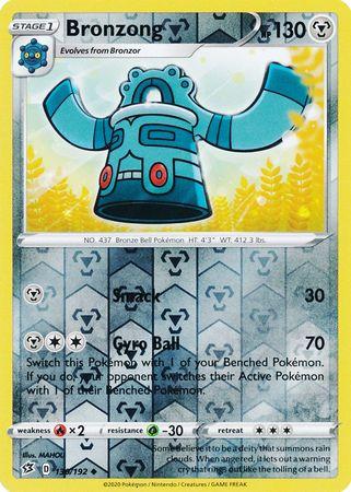 (130/192) Bronzong Uncommon Reverse Holo - Rebel Clash - Card Croc