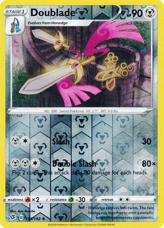 (134/192) Doublade Uncommon Reverse Holo - Rebel Clash - Card Croc