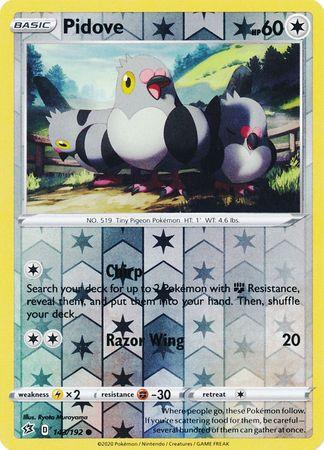 (143/192) Pidove Common Reverse Holo - Rebel Clash - Card Croc