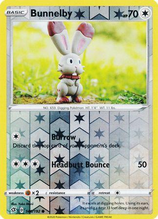 (146/192) Bunnelby Common Reverse Holo - Rebel Clash - Card Croc