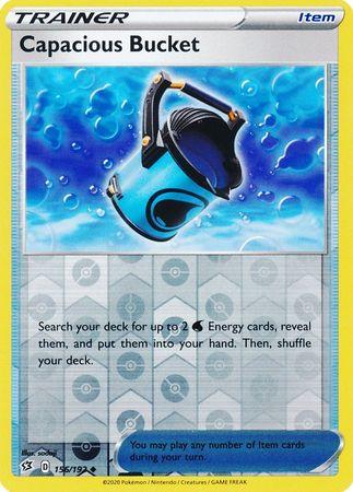 (156/192) Capacious Bucket Trainer Uncommon Reverse Holo - Rebel Clash - Card Croc