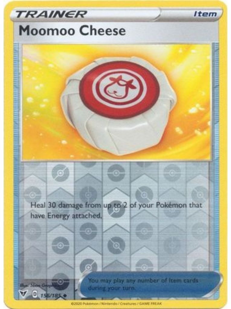 (156/185) Moomoo Cheese Uncommon Reverse Holo - Vivid Voltage - Card Croc