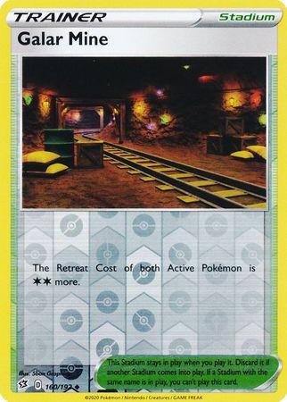 (160/192) Galar Mine Trainer Uncommon Reverse Holo - Rebel Clash - Card Croc