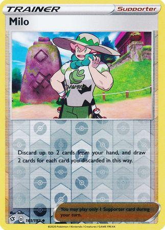 (161/192) Milo Trainer Uncommon Reverse Holo - Rebel Clash - Card Croc