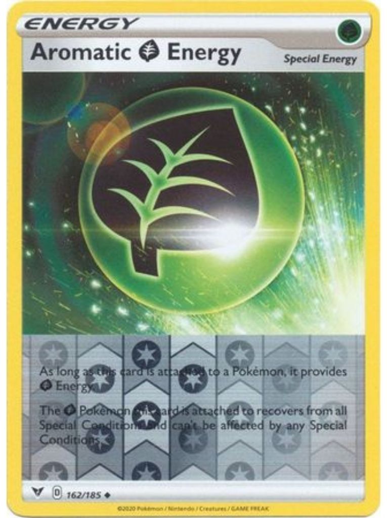 (162/185) Aromatic Energy Uncommon Reverse Holo - Vivid Voltage - Card Croc