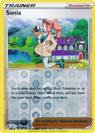 (167/192) Sonia Trainer Uncommon Reverse Holo - Rebel Clash - Card Croc