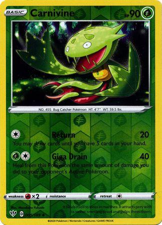 (005/189) Carnivine Uncommon Reverse Holo - Darkness Ablaze - Card Croc