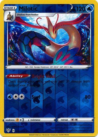 (039)/189) Milotic Rare Holo Reverse Holo - Darkness Ablaze - Card Croc