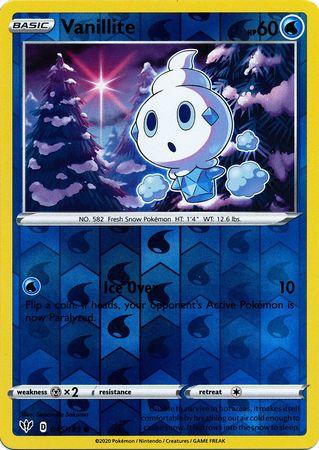 (045/189) Vanillite Common Reverse Holo - Darkness Ablaze - Card Croc