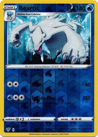 (049)/189) Beartic Rare Reverse Holo - Darkness Ablaze - Card Croc