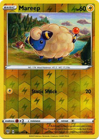 (055/189) Mareep Common Reverse Holo - Darkness Ablaze - Card Croc