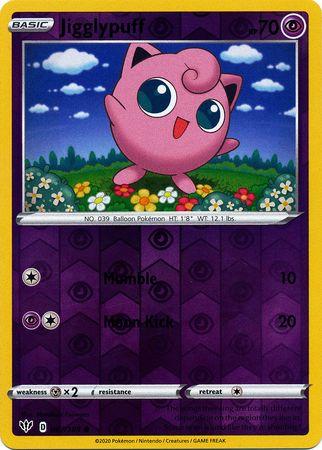 (067/189) Jigglypuff Common Reverse Holo - Darkness Ablaze - Card Croc