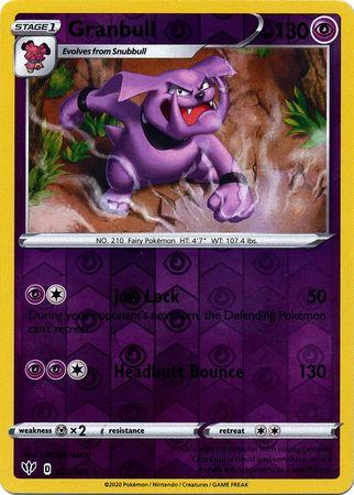 (071/189) Granbull Rare Reverse Holo - Darkness Ablaze - Card Croc