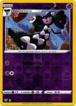 (075/189) Gothitelle Rare Reverse Holo - Darkness Ablaze - Card Croc