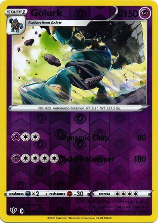 (077/189) Golurk Rare Reverse Holo - Darkness Ablaze - Card Croc