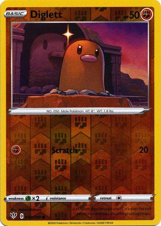 (084/189) Diglett Common Reverse Holo - Darkness Ablaze - Card Croc