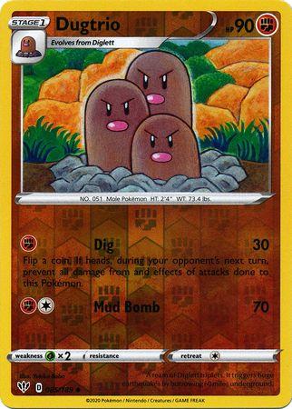 (085/189) Dugtrio Uncommon Reverse Holo - Darkness Ablaze - Card Croc