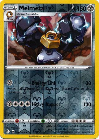 (130/189) Melmetal Rare Reverse Holo - Darkness Ablaze - Card Croc