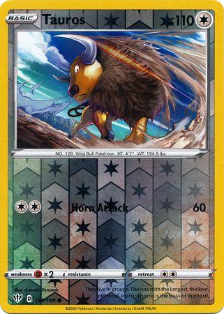 (134/189) Tauros Common Reverse Holo - Darkness Ablaze - Card Croc