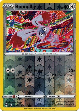 (150/189) Bunnelby Common Reverse Holo - Darkness Ablaze - Card Croc