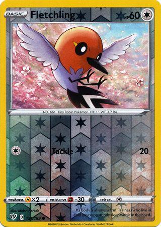 (151/189) Fletchling Common Reverse Holo - Darkness Ablaze - Card Croc