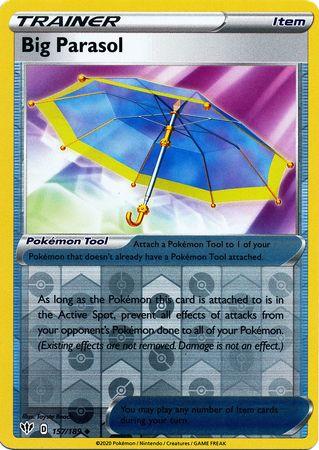 (157/189) Big Parasol Trainer Uncommon Reverse Holo - Darkness Ablaze - Card Croc