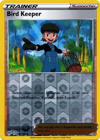 (159)/189) Bird Keeper Trainer Uncommon Reverse Holo - Darkness Ablaze - Card Croc