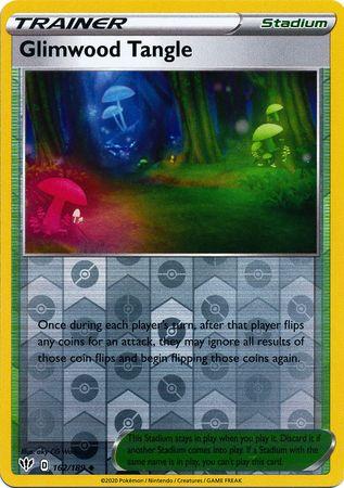 (162/189) Glimwood Tangle Trainer Uncommon Reverse Holo - Darkness Ablaze - Card Croc