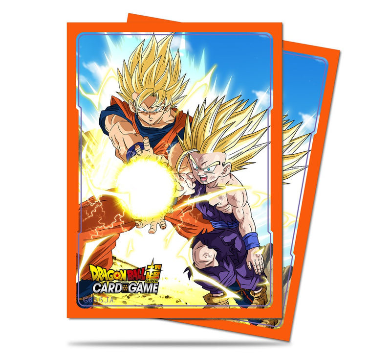 Dragon Ball Super Standard Size Sleeves 65ct Father-Son Kamehameha - Card Croc